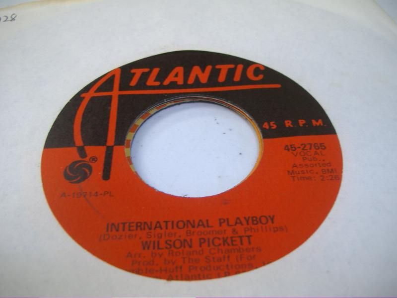 WILSON PICKETT - International Playboy (engine Number 9)