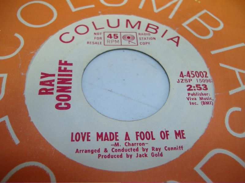 RAY CONNIFF - Love Made A Fool Of Me