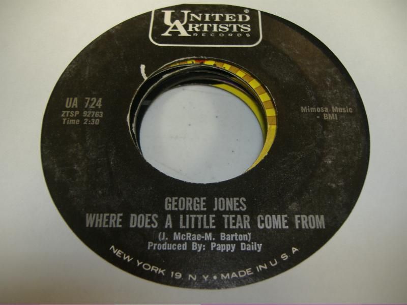 GEORGE JONES - Where Does A Little Tear Com From