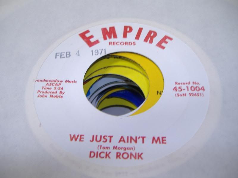 DICK RONK - We Just Ain't Me (through Hell And Half Of Georgia)