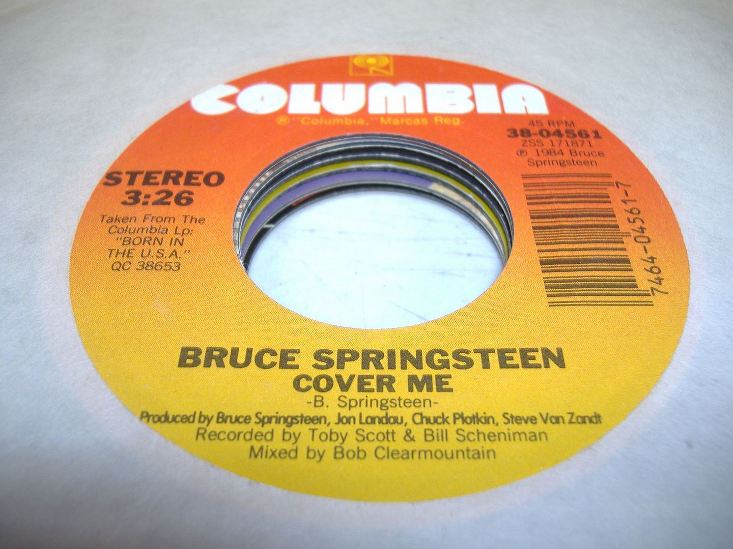 BRUCE SPRINGSTEEN - Cover Me (jersey Girl)