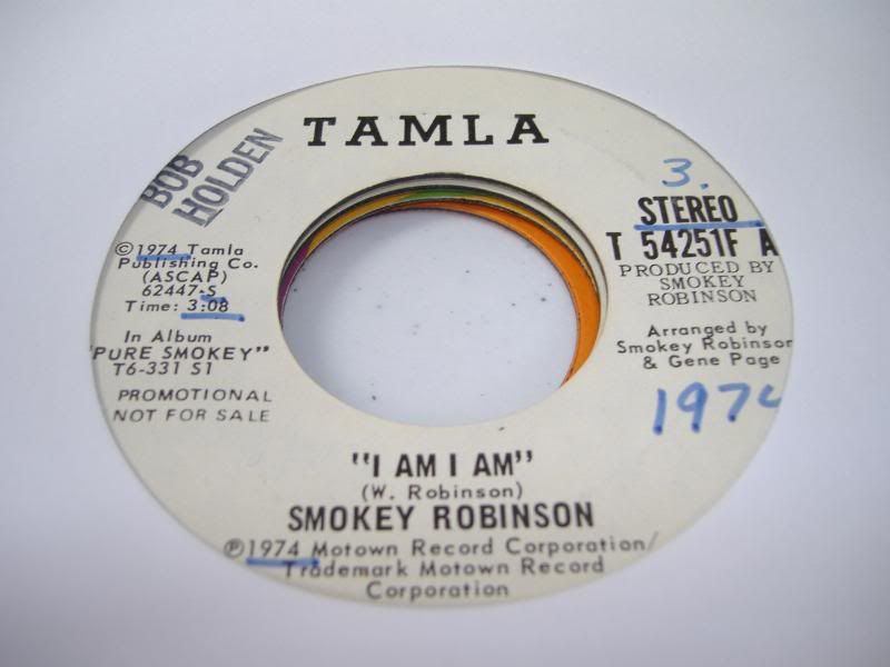 SMOKEY ROBINSON - I Am I Am (same)