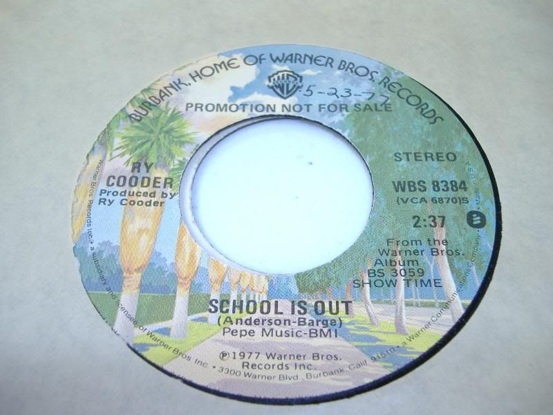 RY COODER - School Is Out (same)