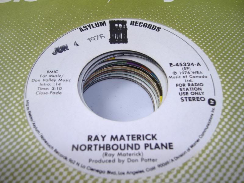 RAY MATERICK - Northbound Plane (any Day It Rains)