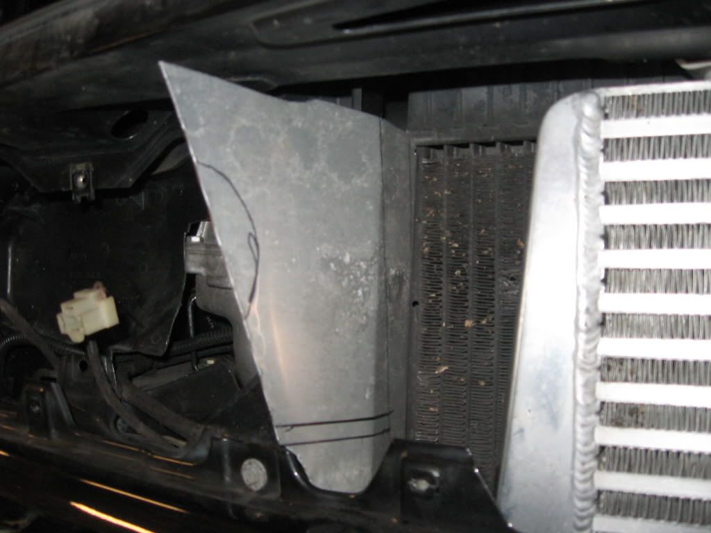 Radiator Inlet Duct = more efficient cooling..