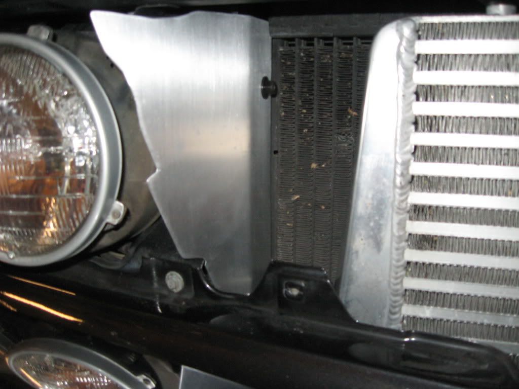 Radiator Inlet Duct = more efficient cooling..