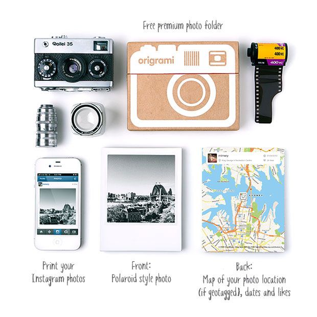Instagram products: Origrami