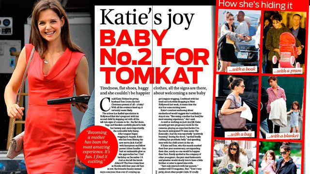Woman's Day is reporting that Katie Holmes is pregnant with baby number two.