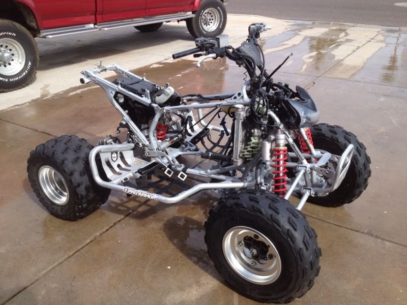 2005 Rolling Chassis Complete Part Out Pro Armour Nerf Bars Honda TRX 450R