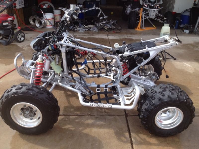 2005 Rolling Chassis Complete Part Out Pro Armour Nerf Bars Honda TRX