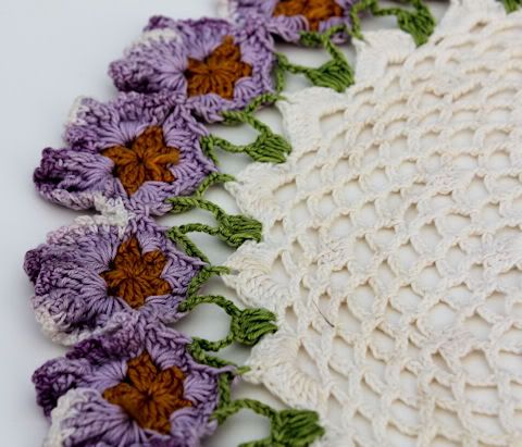 Pansy Doily 2