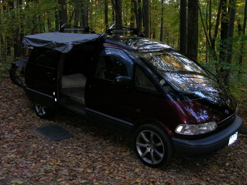 toyota previa camper conversion