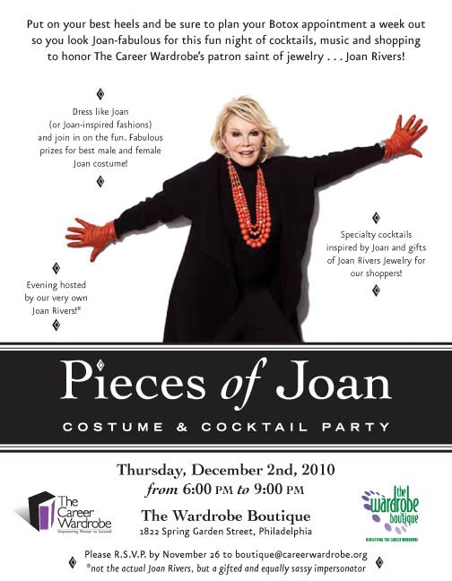 Pieces Of Joan Costume And Cocktail Party For The Career Wardrobe