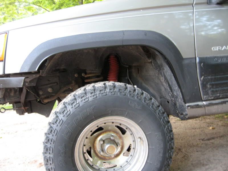 95 ZJ Fender triming question