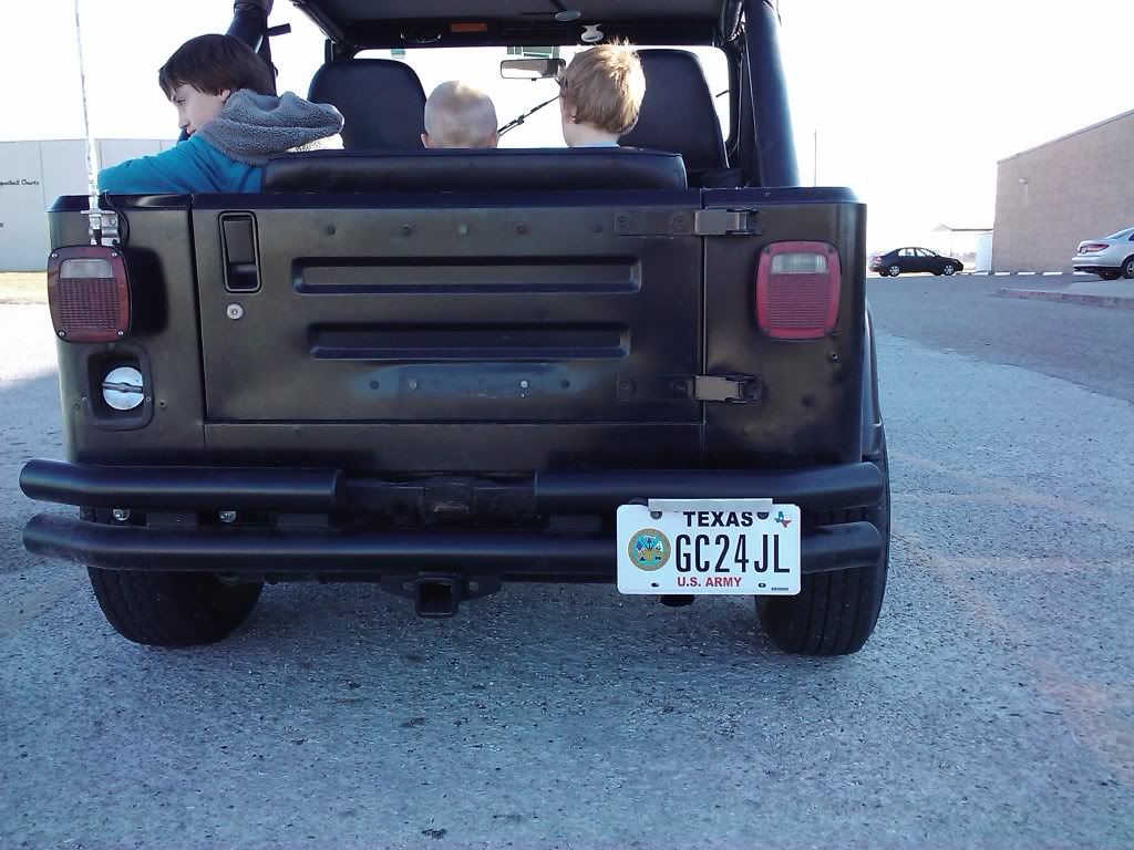 YJ License Plate Bracket Jeep Wrangler Forum