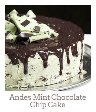 ”Andes Mint Chocolate Chip Cake”