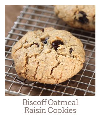 ”Biscoff Oatmeal Raisin Cookies”
