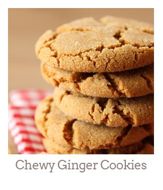 ”Chewy Ginger Cookies”