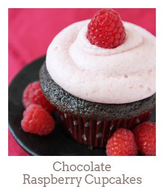 ”Chocolate Raspberry Cupcakes”