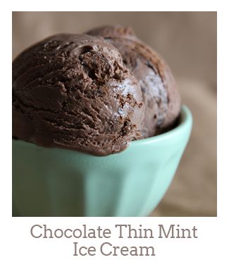 ”Chocolate Thin Mint Ice Cream”