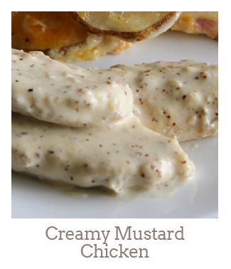 ”Creamy Mustard Chicken”