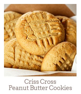 ”Criss Cross Peanut Butter Cookies”
