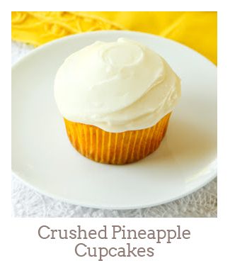 ”Crushed Pineapple Cupcakes”