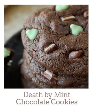 ”Death by Mint Chocolate Cookies”