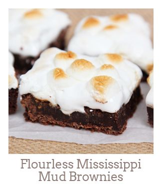 ”Flourless Mississippi Mud Brownies”