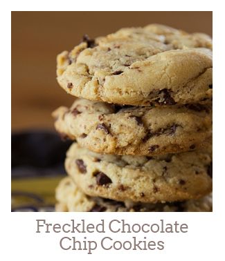 ”Freckled Chocolate Chip Cookies”