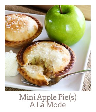”Mini Apple Pie(s) A La Mode”