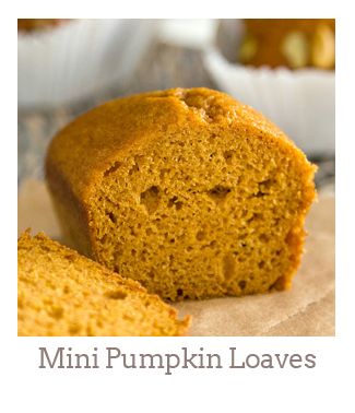 ”Mini Pumpkin Loaves”