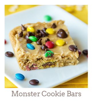 ”Monster Cookie Bars”