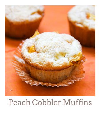 ”Peach Cobbler Muffins”