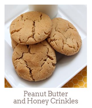 ”Peanut Butter and Honey Crinkles”