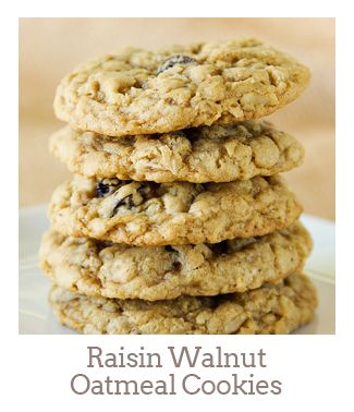 ”Raisin Walnut Oatmeal Cookies”