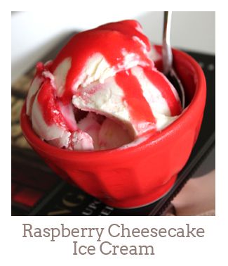 ”Raspberry Cheesecake Ice Cream”