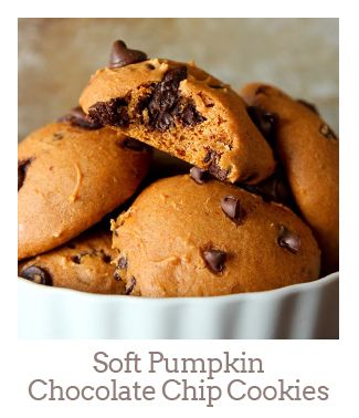 ”Soft Pumpkin Chocolate Chip Cookies”