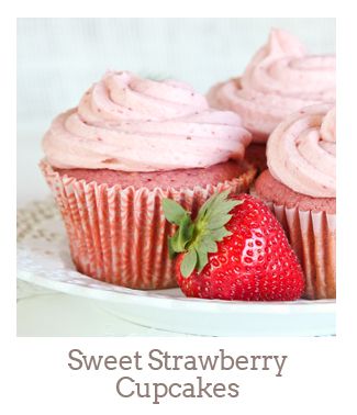 ”Sweet Strawberry Cupcakes”