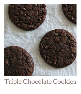 ”Triple Chocolate Cookies”