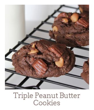 Triple Peanut Butter Cookies”