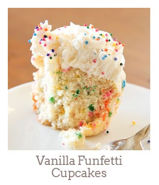 ”Vanilla Funfetti Cupcakes”