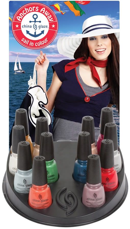 I bring you the Spring 2011 collection by China Glaze called Anchors Away!