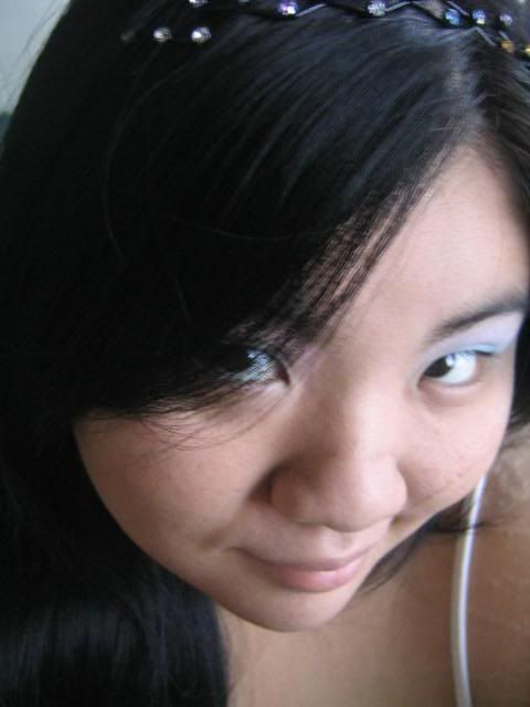 Me. Testin' tha make-up.