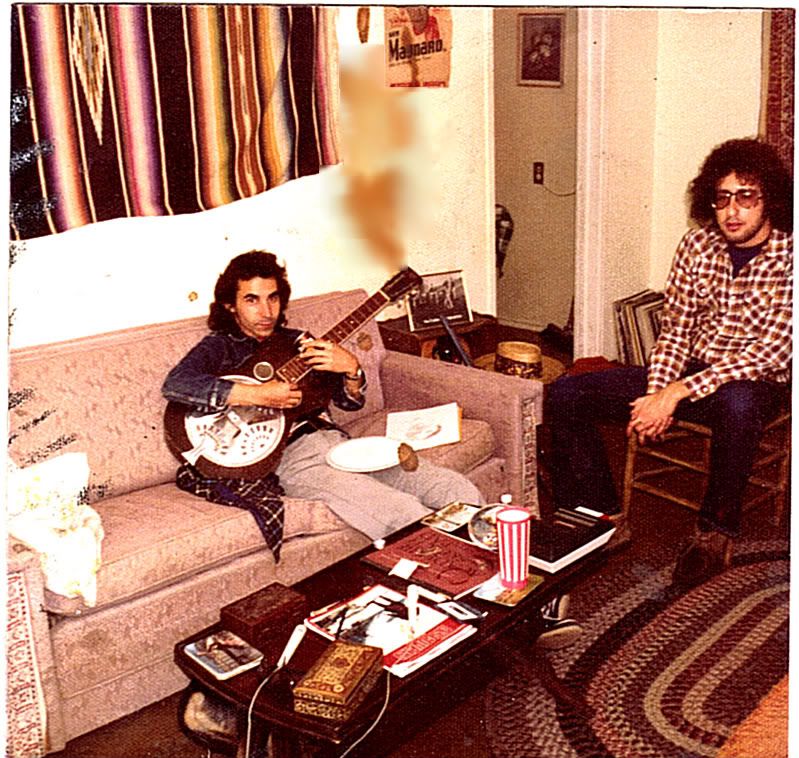 Paul R with a great poker player early '74 
