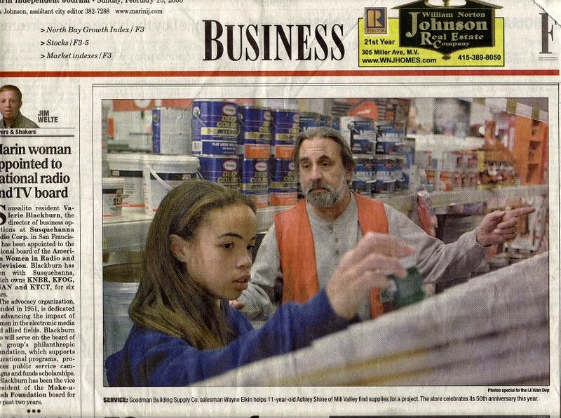 Marin IJ photographer somehow caught me in the paint department