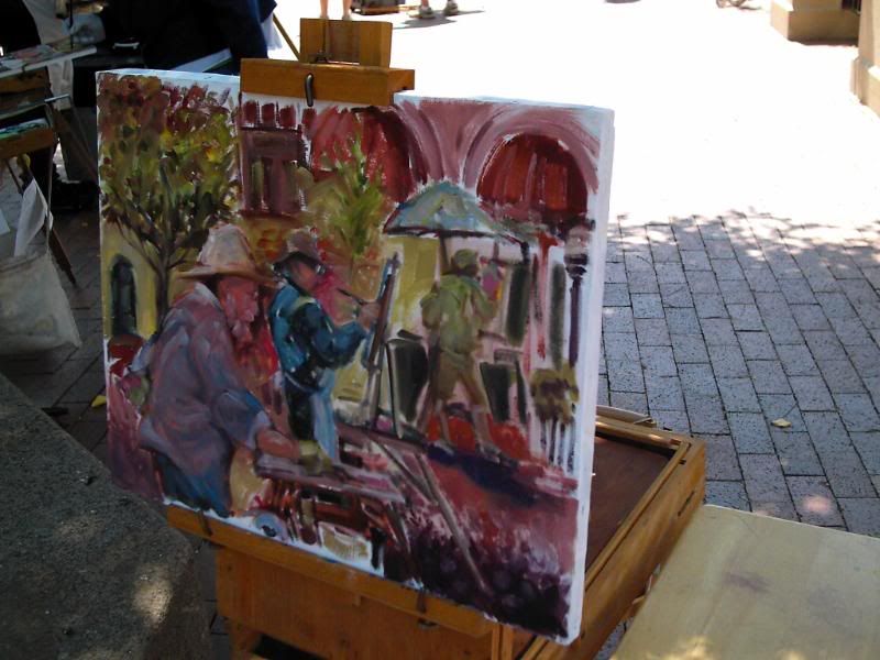 Painting in the square