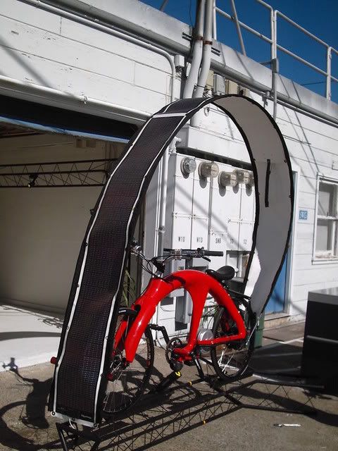 elecrobike charging in the sun