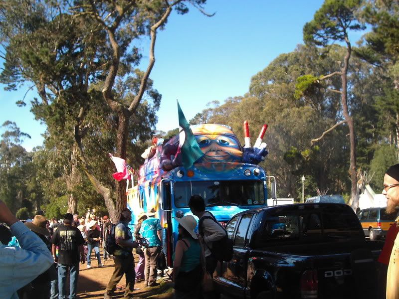 Merry Pranksters on a bus!