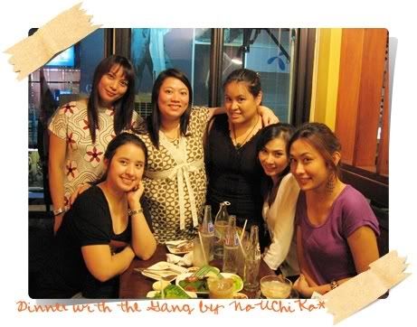 Dinner with my best friends